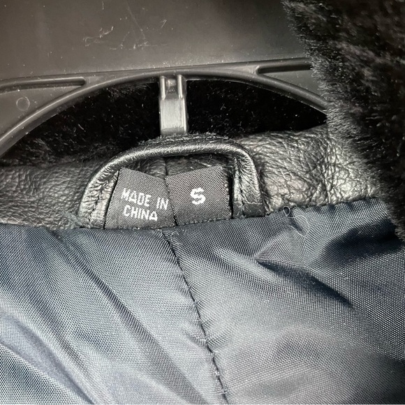 Direct Action D.A.N.Y New York Leather Trench Coat Fur - Picture 11 of 12